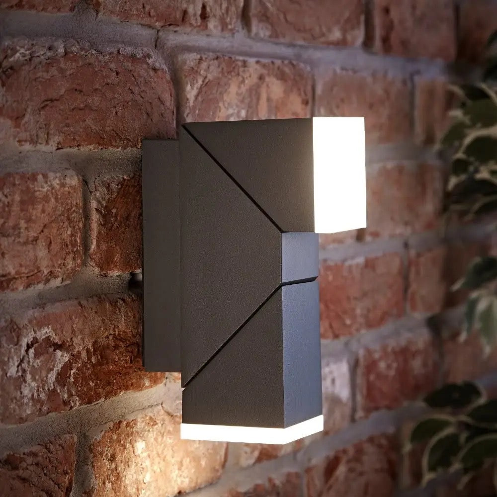 creative rotating indoor and outdoor water proof wall lamP