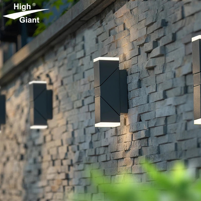 creative rotating indoor and outdoor water proof wall lamP