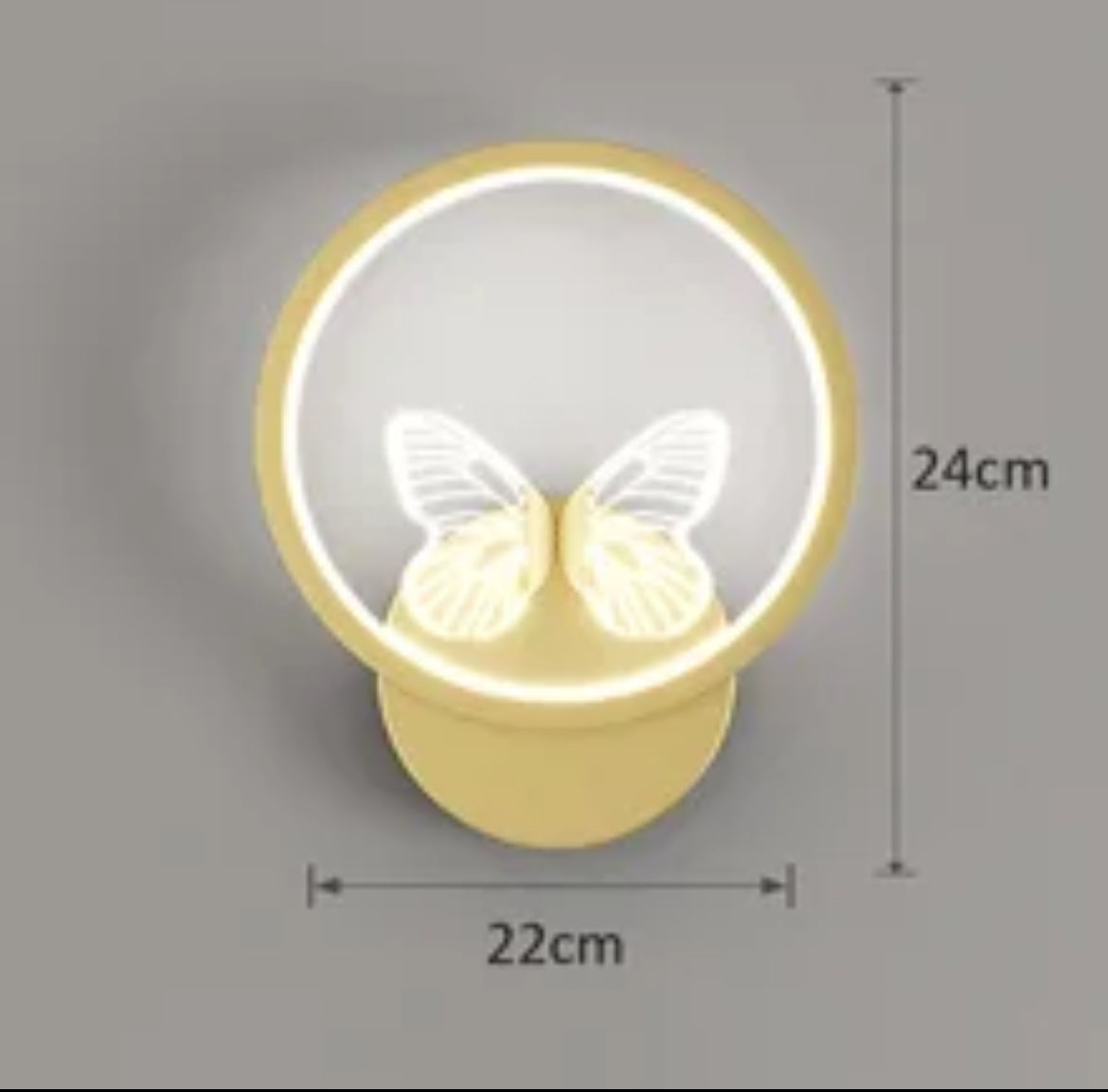 Modern New Butterfly Wall Lamp For Bedside Living Room