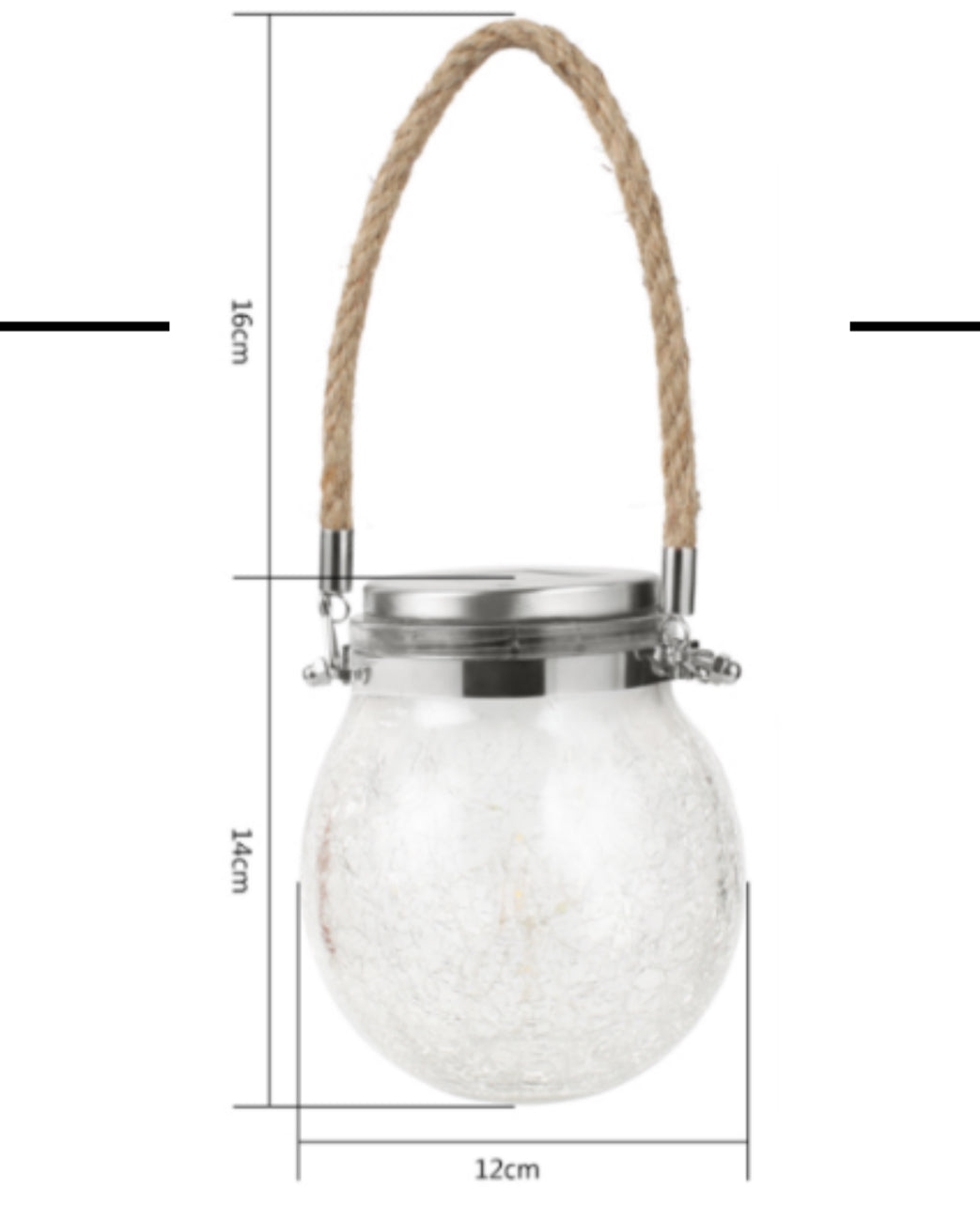 romantic solar led fairy light in jar