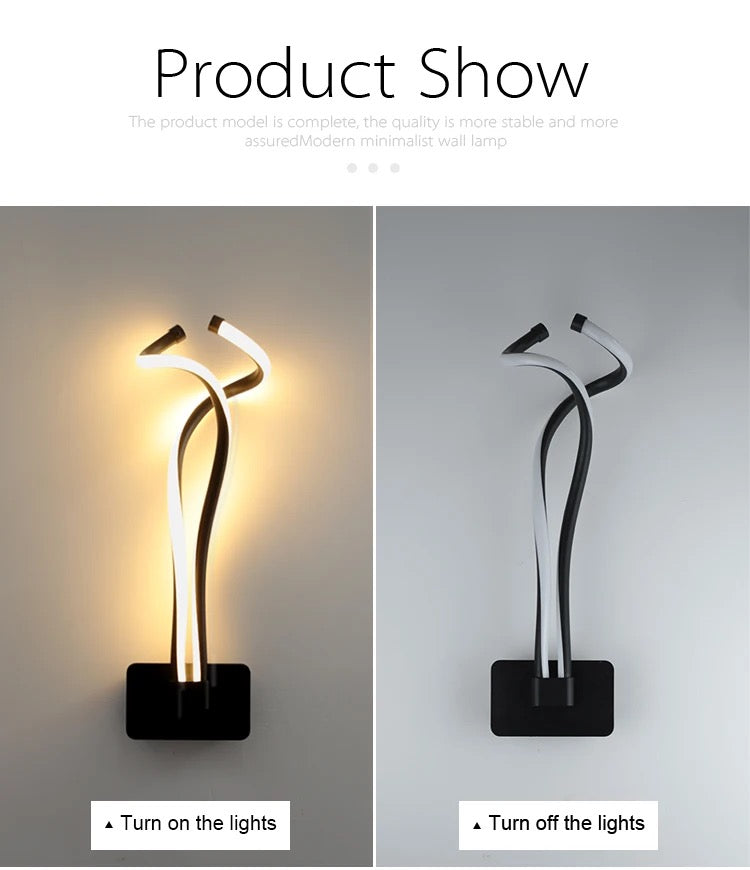 led wall lamp for home decor indoor
