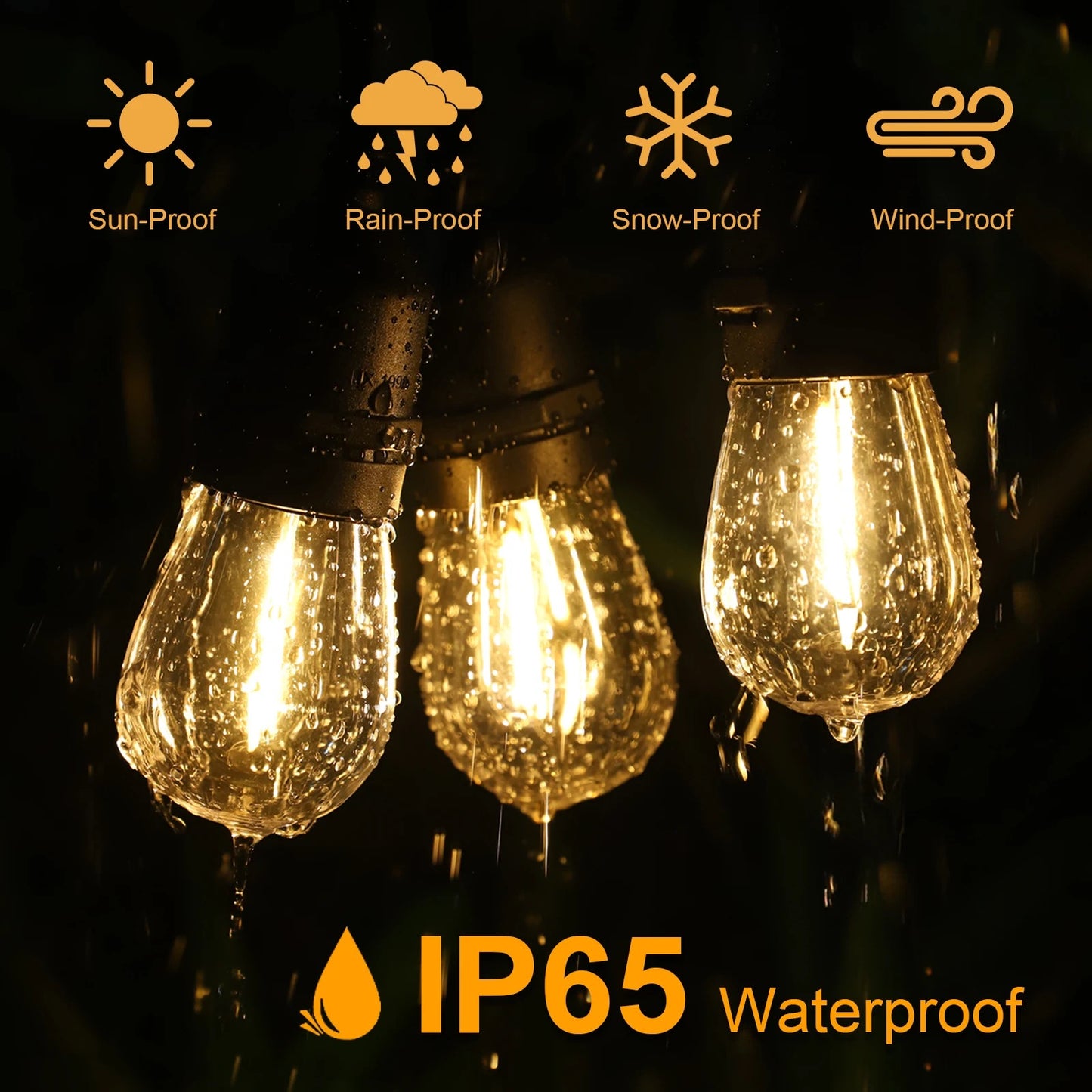 solar powered led string lights 10 meters long with 20 bulbs