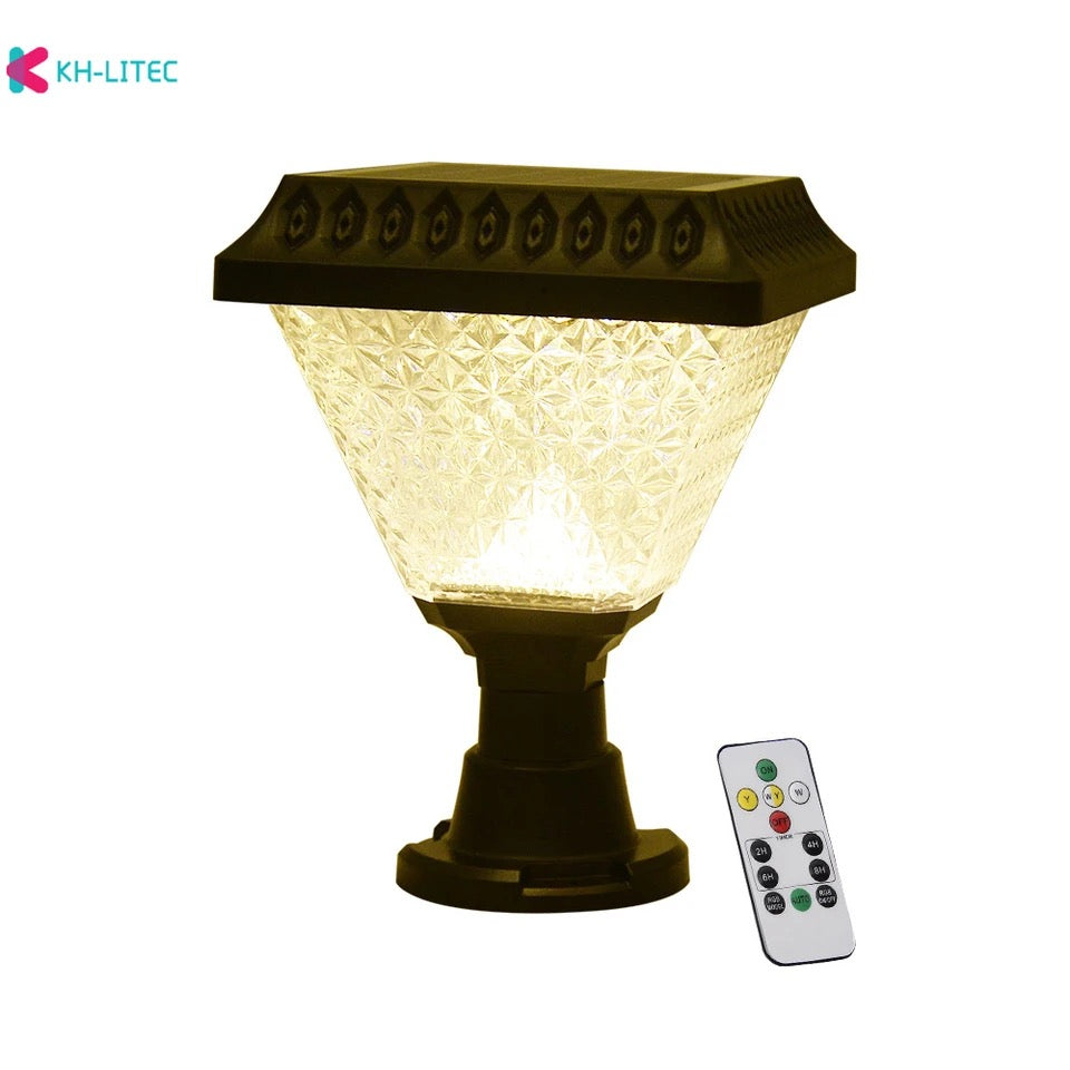 solar pillar lights multi color + warm white +white color included