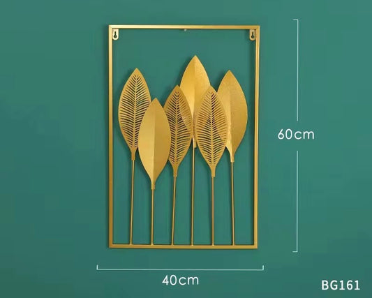 gold metal wall art home decor