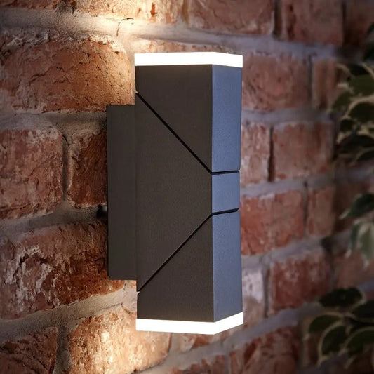 creative rotating indoor and outdoor water proof wall lamP