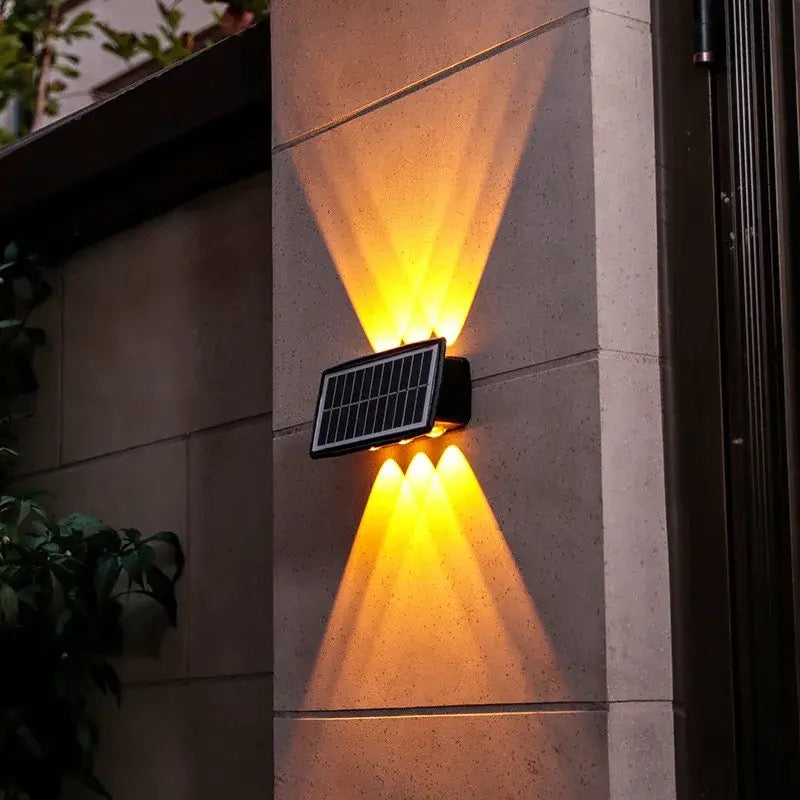 Super Bright LED Solar Light Outdoor Waterproof Garden Decoration Wall Lamp Light Control Sensor Villa Yard Solar Lamps Lighting