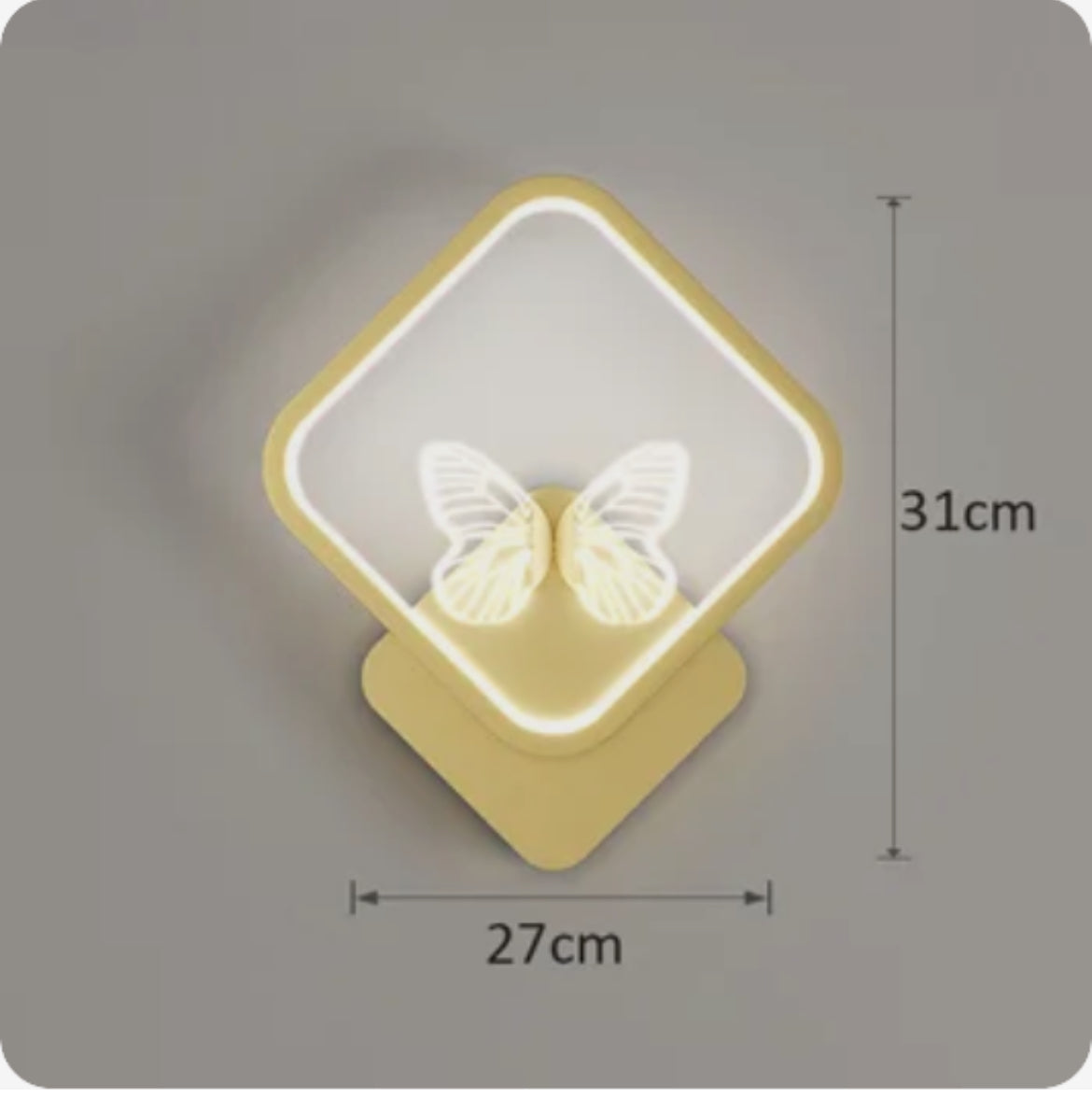 Modern New Butterfly Wall Lamp For Bedside Living Room