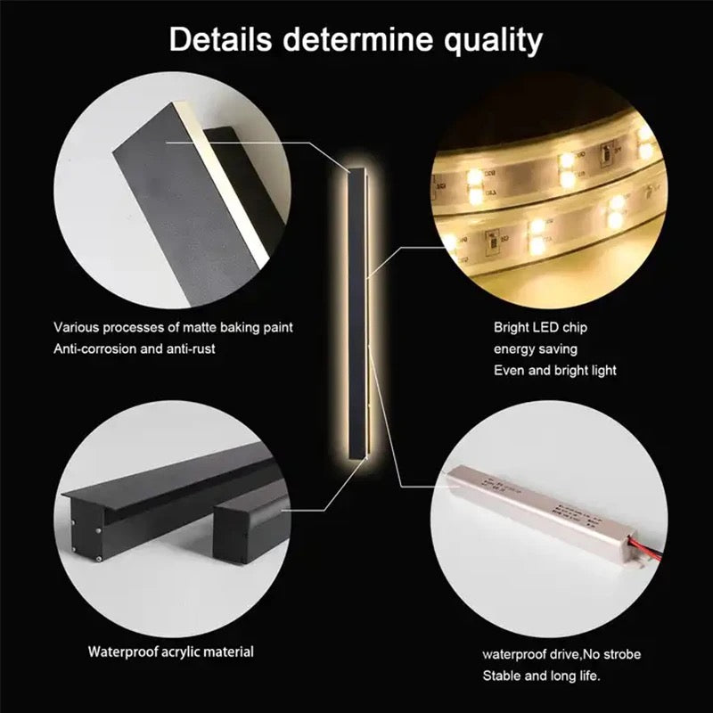 morden led light aluminum long line