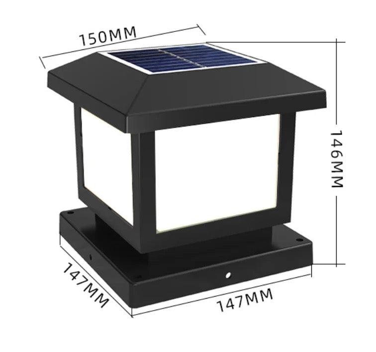 solar pillar light