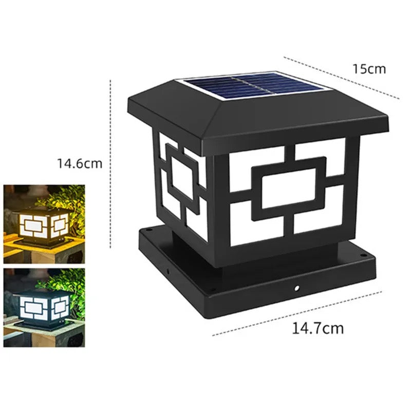 solar pillar light