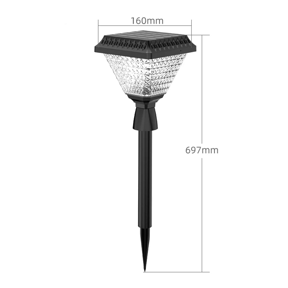 Solar Pillar Led Lamp Modern Outdoor Waterproof Villa Countyard Gate Wall Lamp Garden Street Landscape Decoration Lawn Light