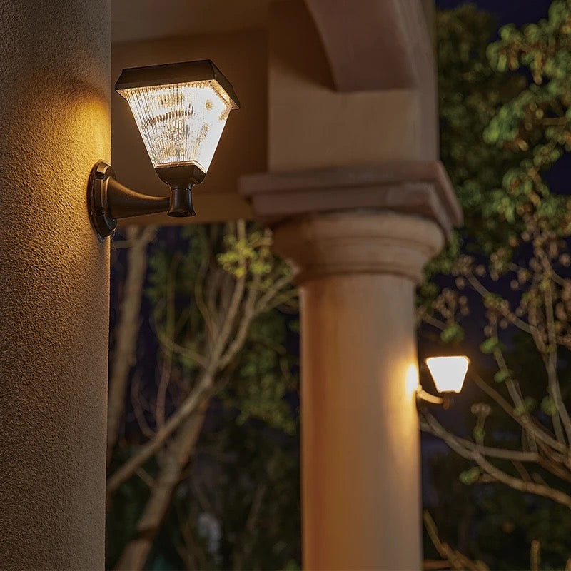 solar outdoor wall lamp