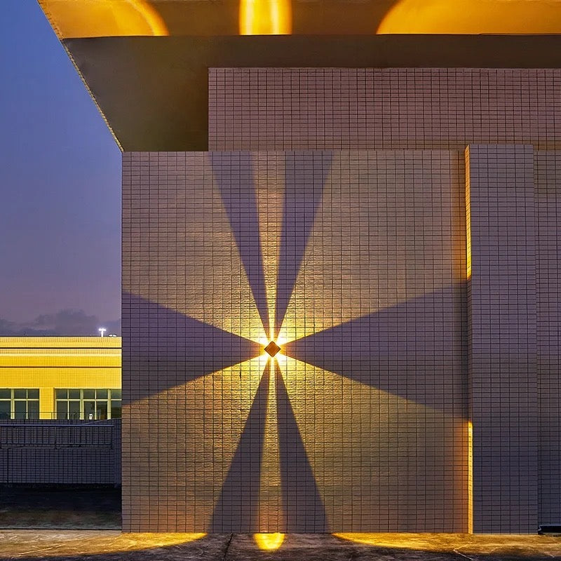 modern solar bright outdoor wall lamp